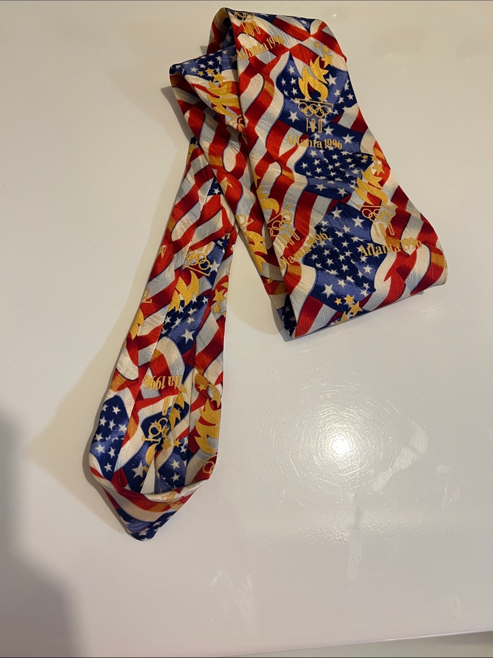 Vintage 1996 Atlanta Olympics Tie